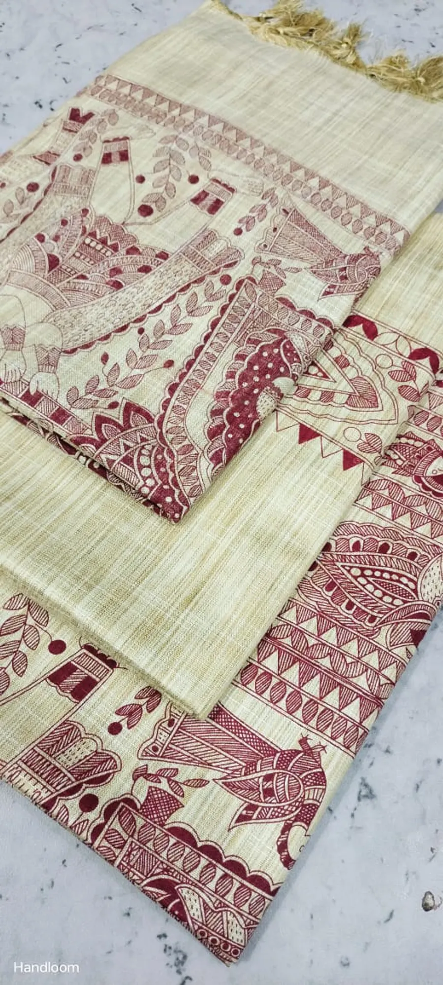 Khadi Cotton Dupion Weaving Dress Materials